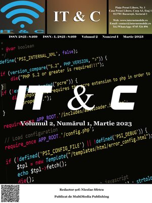 cover image of IT & C, Volumul 2, Numărul 1, Martie 2023